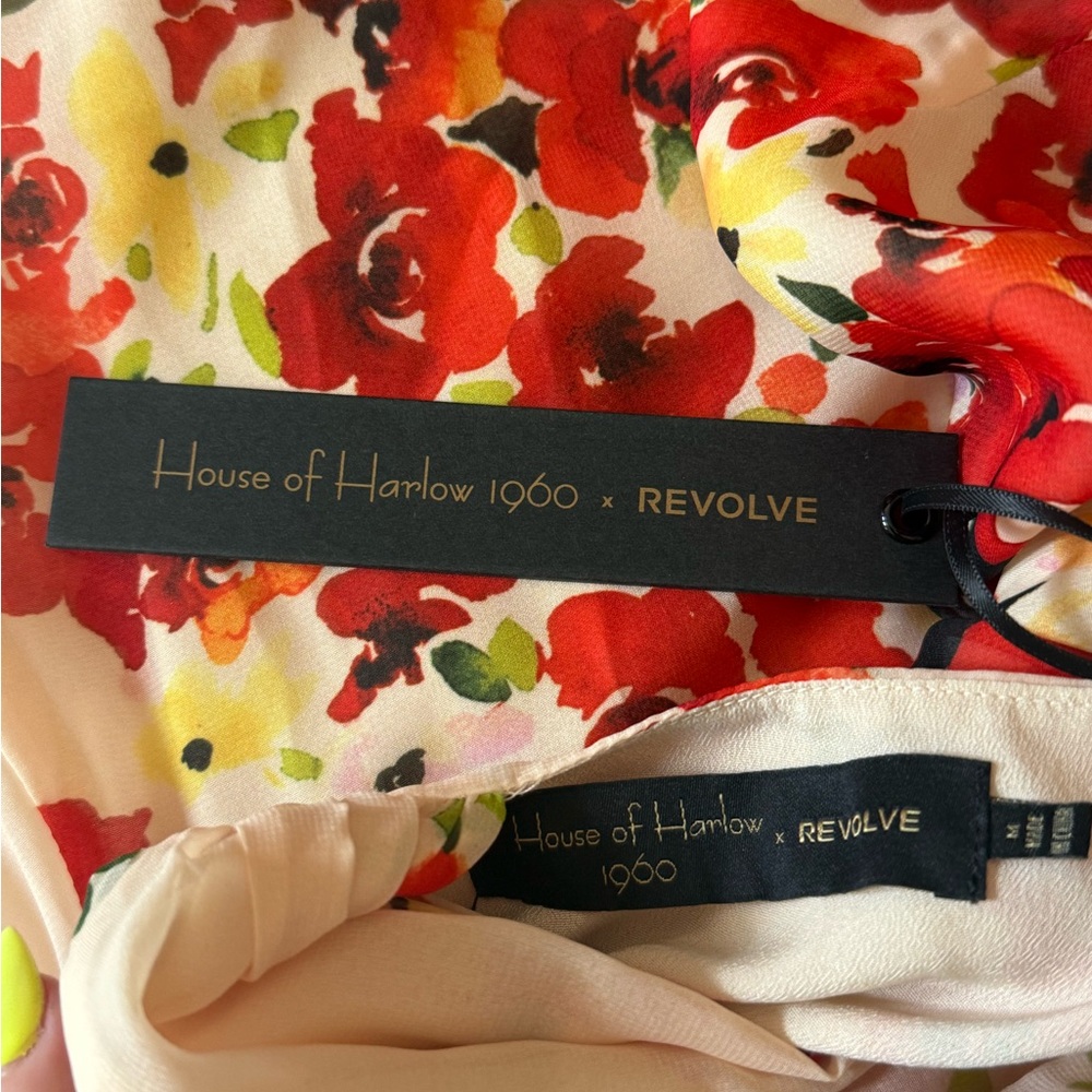 NWT: House of Harlow | Revolve 1960 - Floral Halter Maxi Dress Sz: Medium - Picture 5 of 9